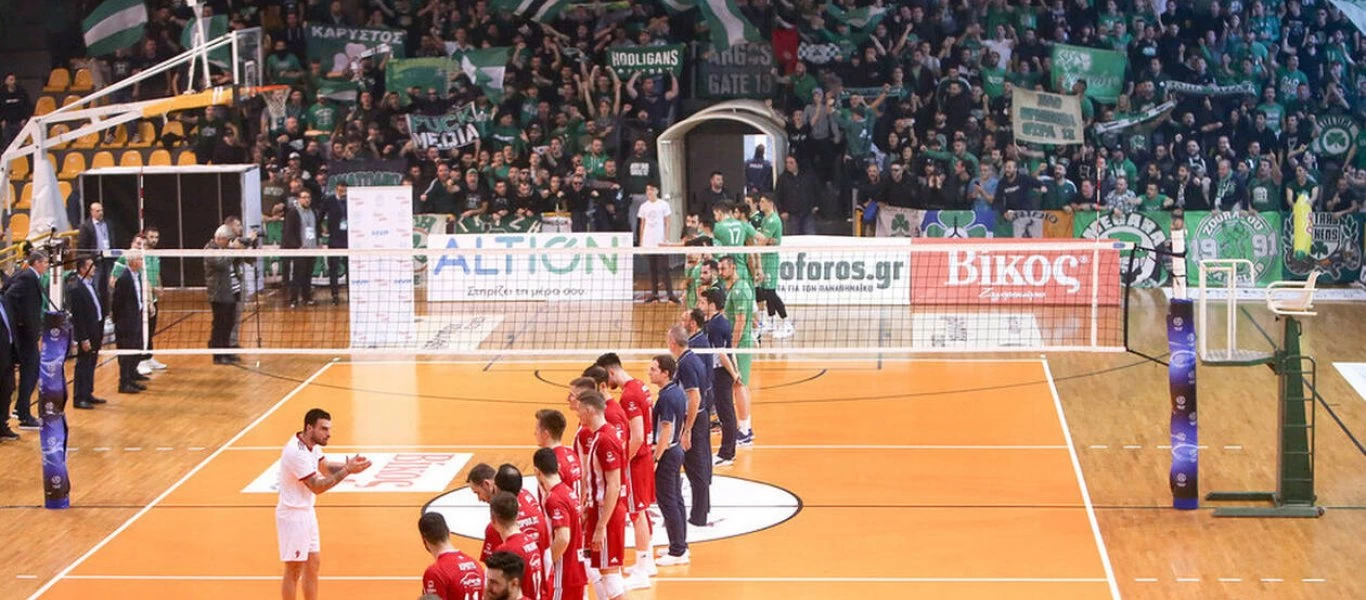 Volley League: Κόκκινο «βάφτηκε» το ντέρμπι 3 - 2 σετ ο ΟΣΦΠ τον ΠΑΟ